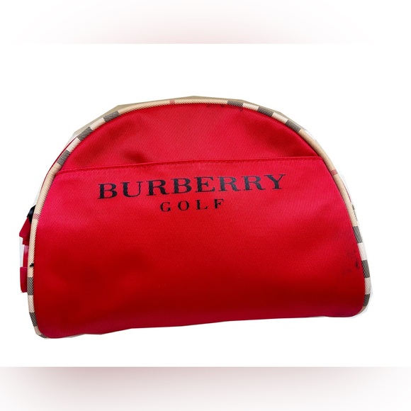 Burberry Golf Nylon Red Pouch Tee Hooks - Picture 1 of 3